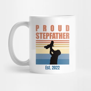 Proud Stepfather Est 2022 | First Time Stepfather | First Fathers Day Mug